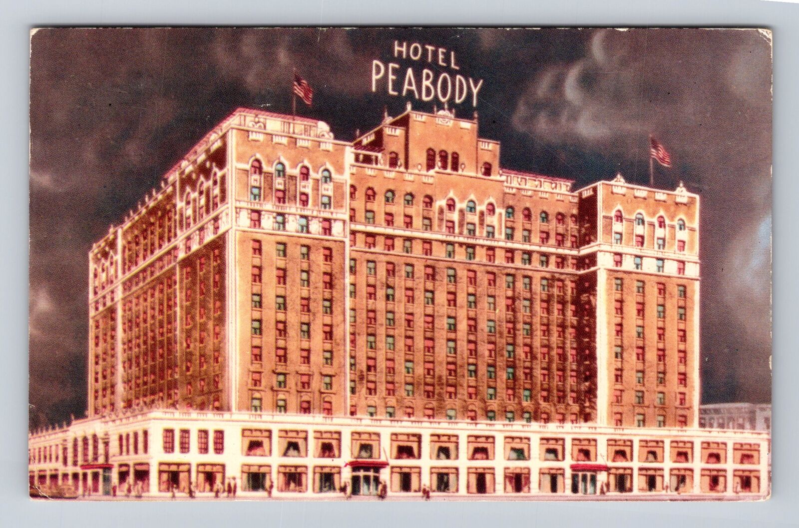 Memphis TN-Tennessee, Hotel Peabody, Advertising, Vintage c1958 Postcard