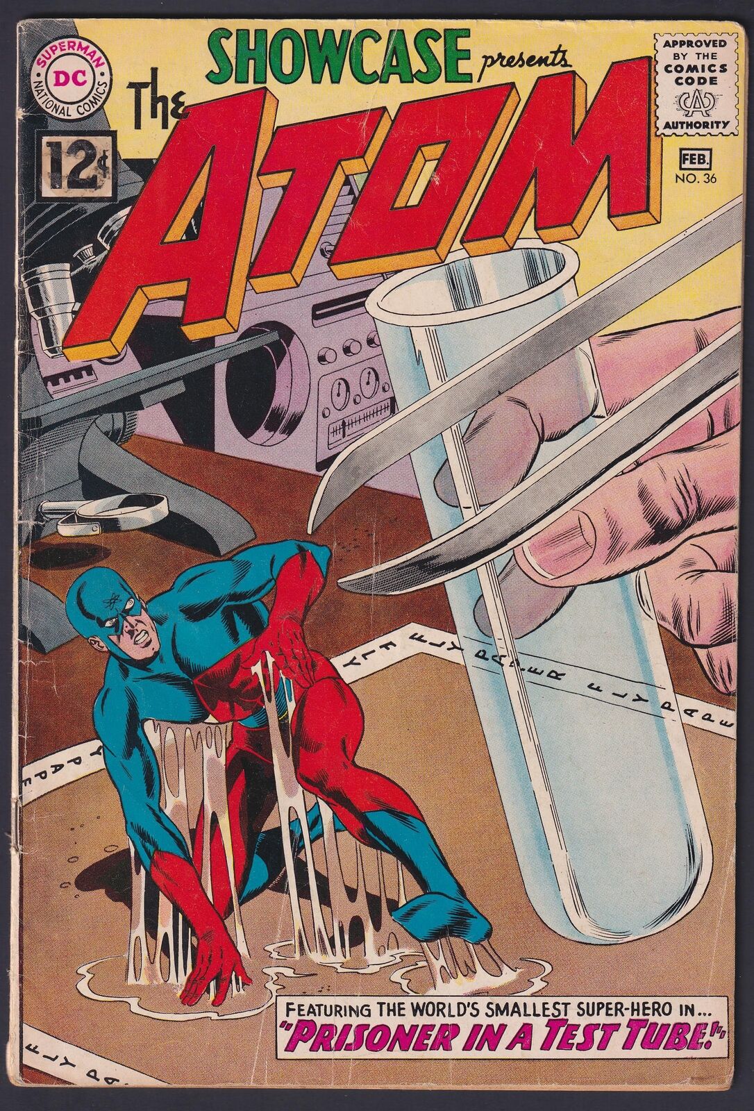 Showcase #36 1964 DC 3.5 Very Good- comic 3rd SA Atom