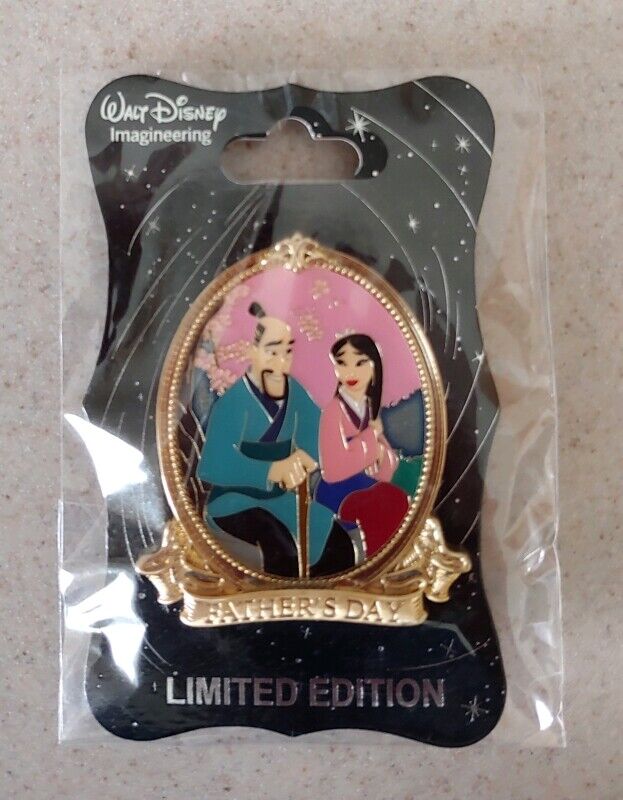 Disney Pin #135012 WDI - Father's Day - Mulan - Mulan & Fa Zhou LE 250