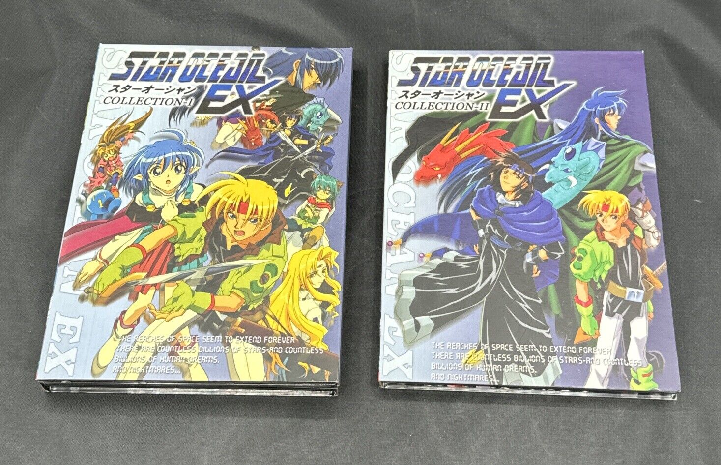 STAR OCEAN EX COLLECTION 1 AND 2 DVD SETS JAPANESE 