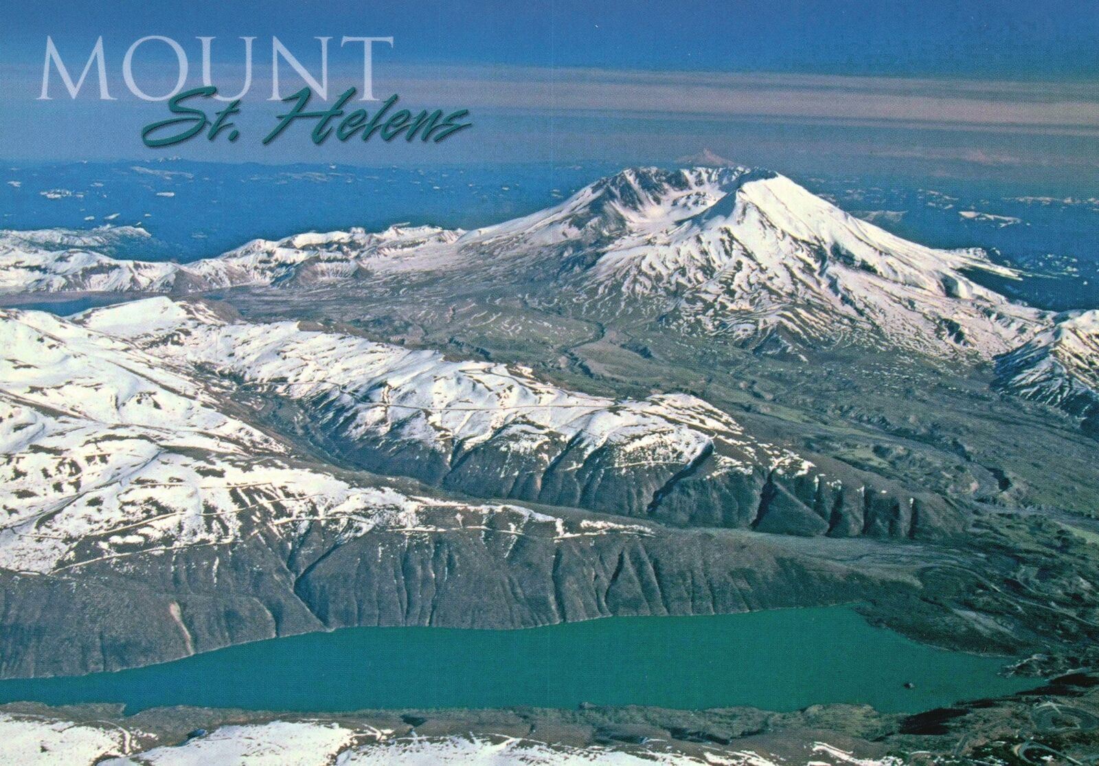 Vintage Postcard Mount St. Helens Active Stratovolcano Washington State by SWC