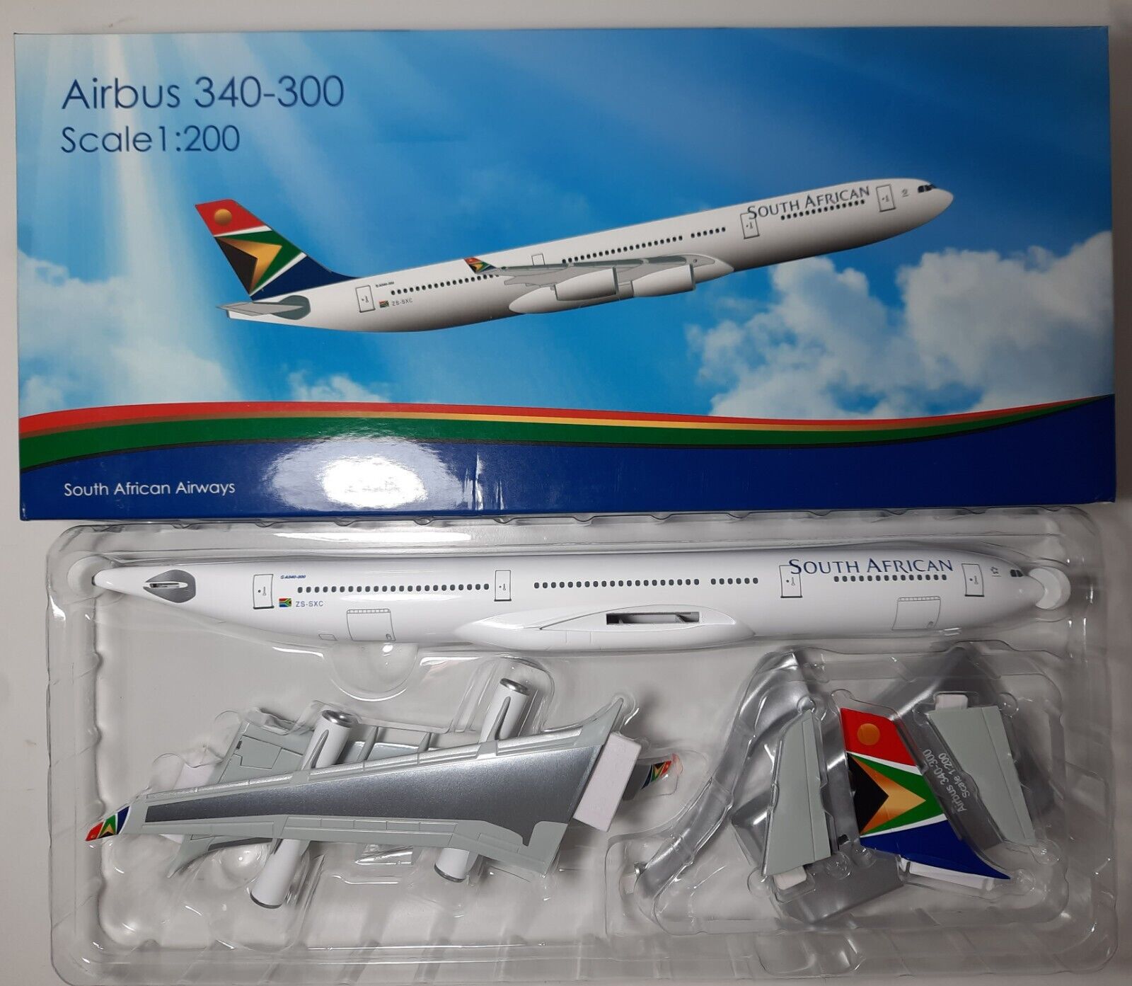 1:200 Lysia Marcomm / Aero Le Plane A340-300 South African Airways