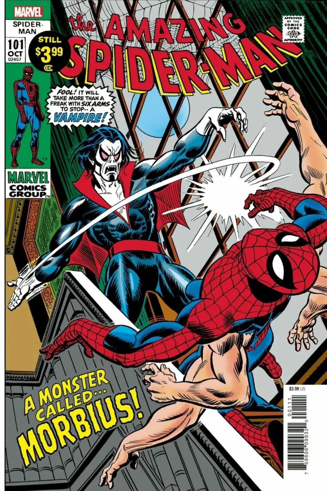 Amazing Spider-Man Facsimile #101 NM 1st appearance of Morbius (2021)