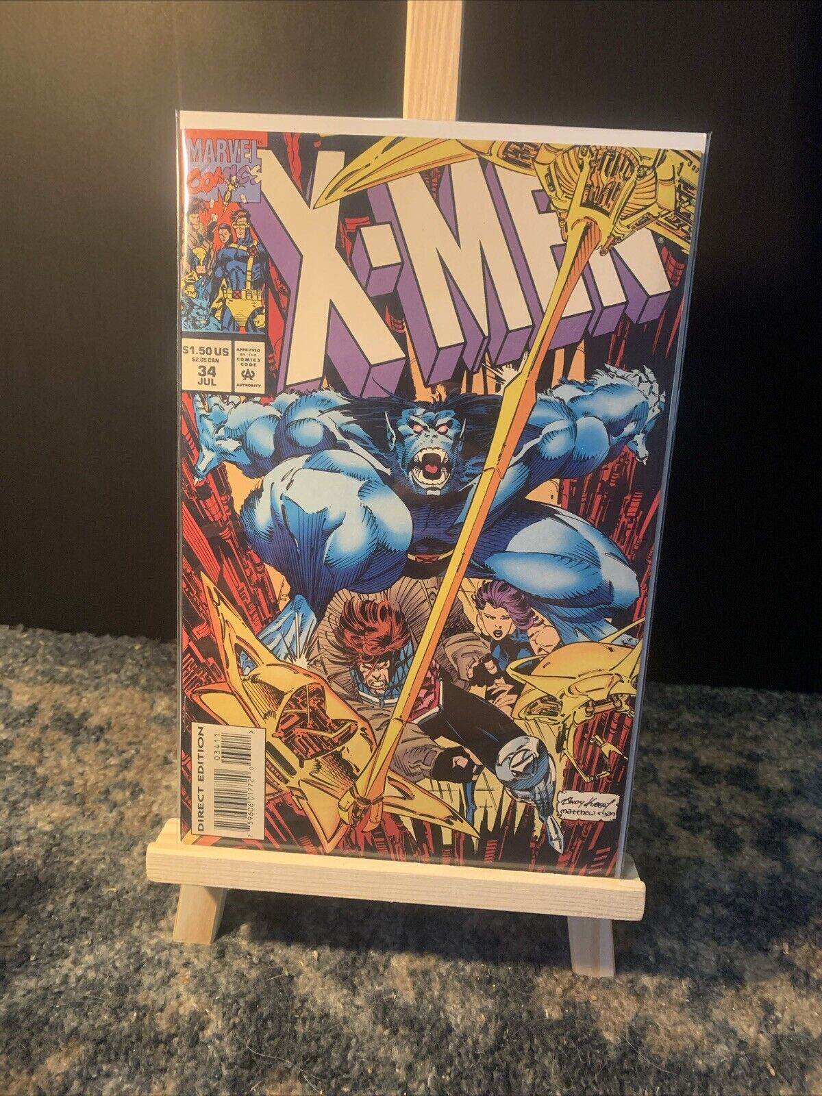 X-Men (1991 series) #34 in VFNM condition. Marvel comics, VTG, Superheroes