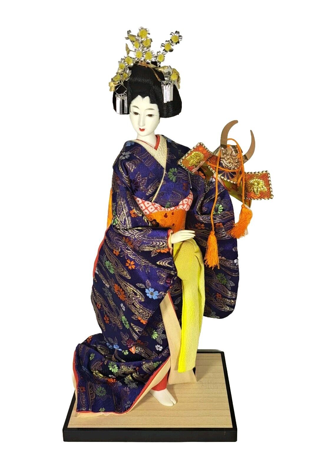 Vintage Japanese Doll Kimono Geisha Maiko Traditional Folk Craft Japan