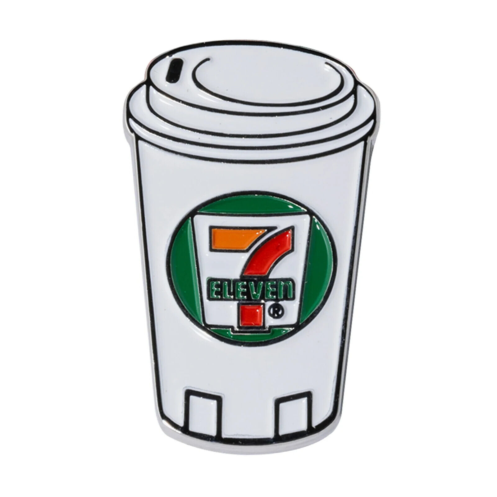 7-Eleven Stores - 7-11 To-Go-Coffee Enamel Pin - Collectible - NEW