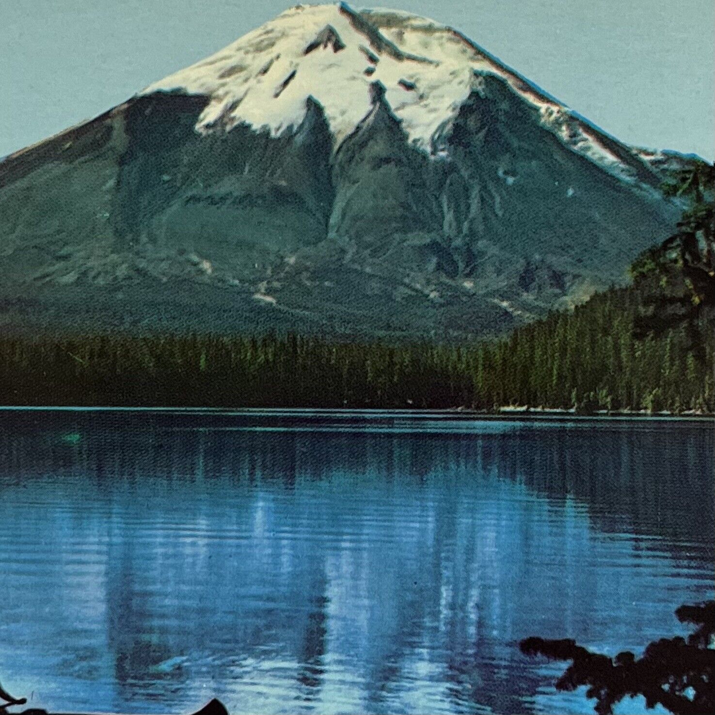 Mount St Helens Vintage Postcard ⭐️ Washington Volcano Pre Eruption USA Posted