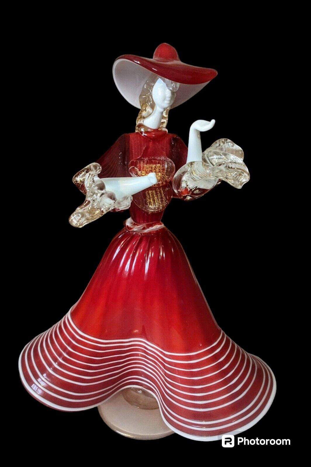  Vintage Murano Glass Dancing Lady 