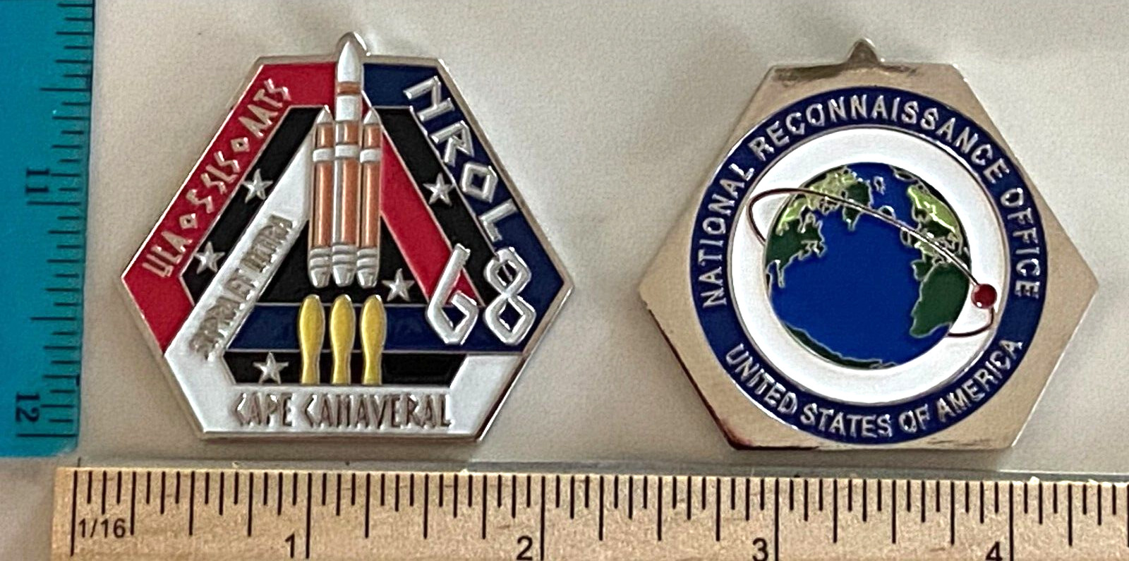 MILITARY BLACK OPS CHALLENGE COIN - NROL-68 CAPE CANAVERAL SUPRA ET ULTRA