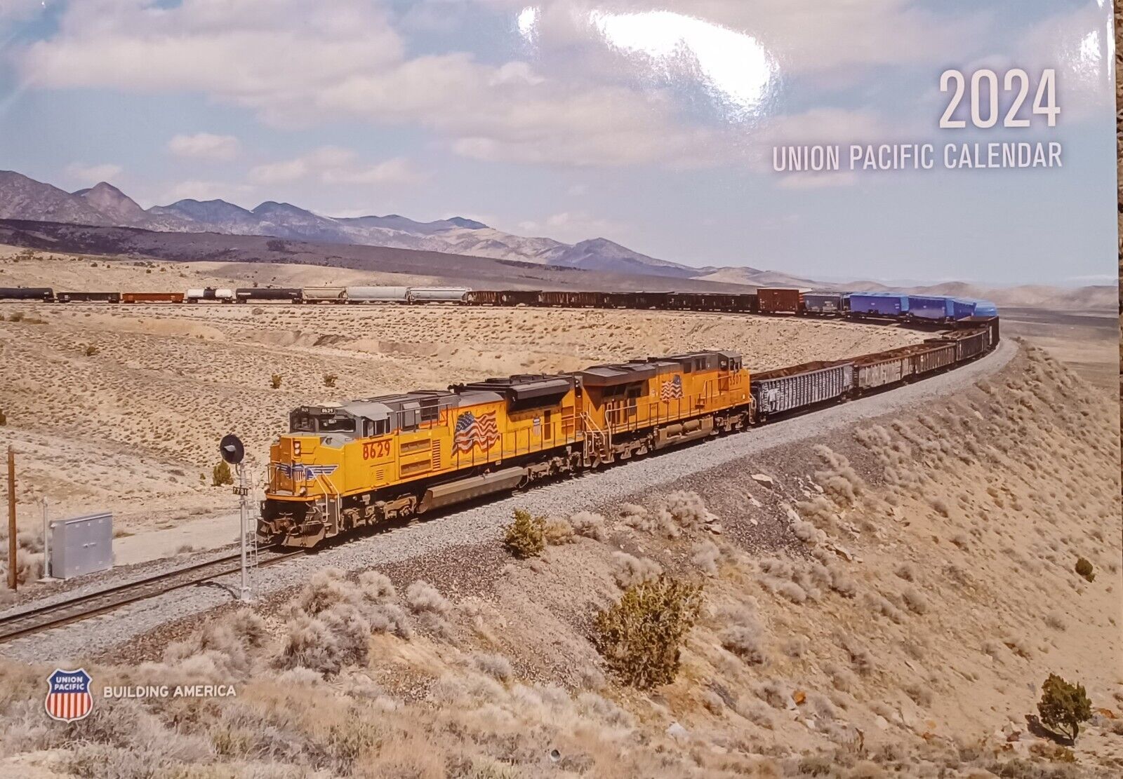 2024 Union Pacific Calendar, full color photos, NEW for Sale