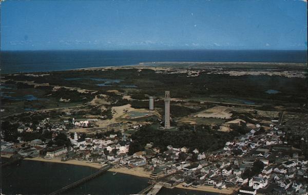 Airview of Provincetown,MA Barnstable County Massachusetts Mayflower Sales Co.