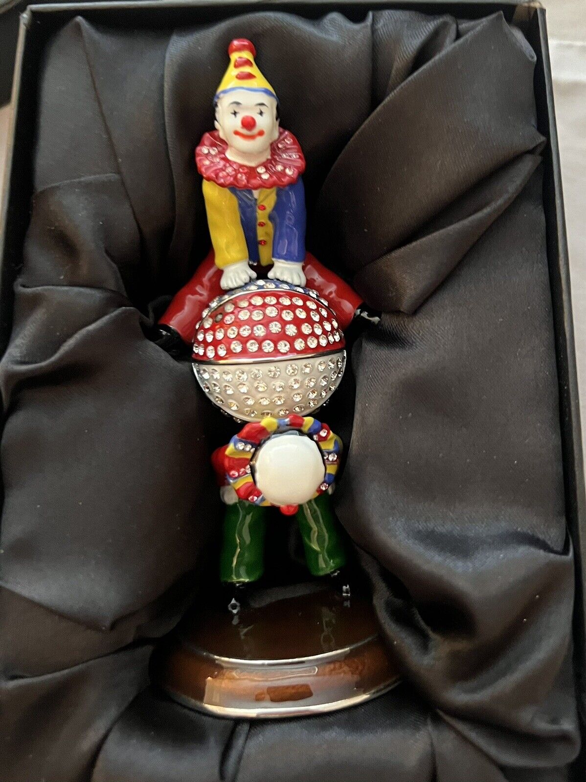 KEREN KOPAL  Two Circus Clowns Trinket Box