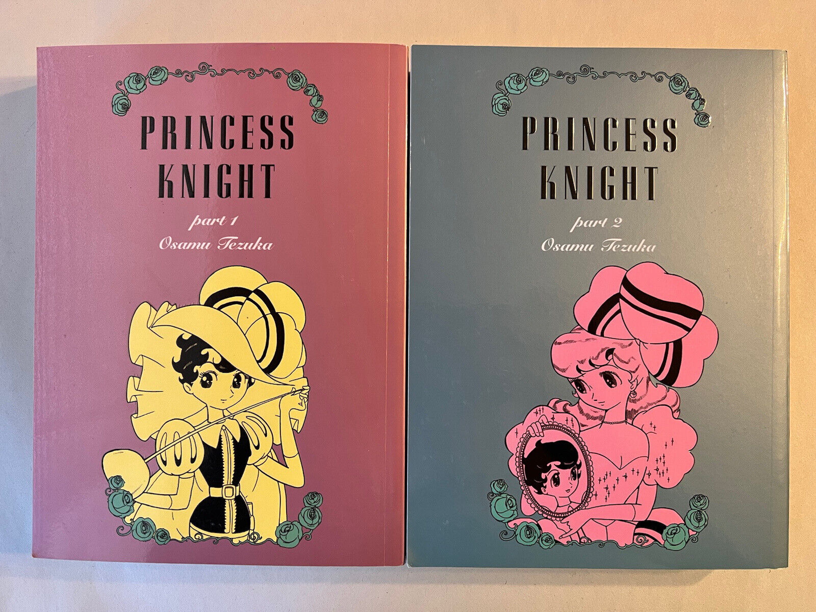 Princess Knight 1, 2 Manga ⚔️ Adventure Osama Tezuka English COMPLETE