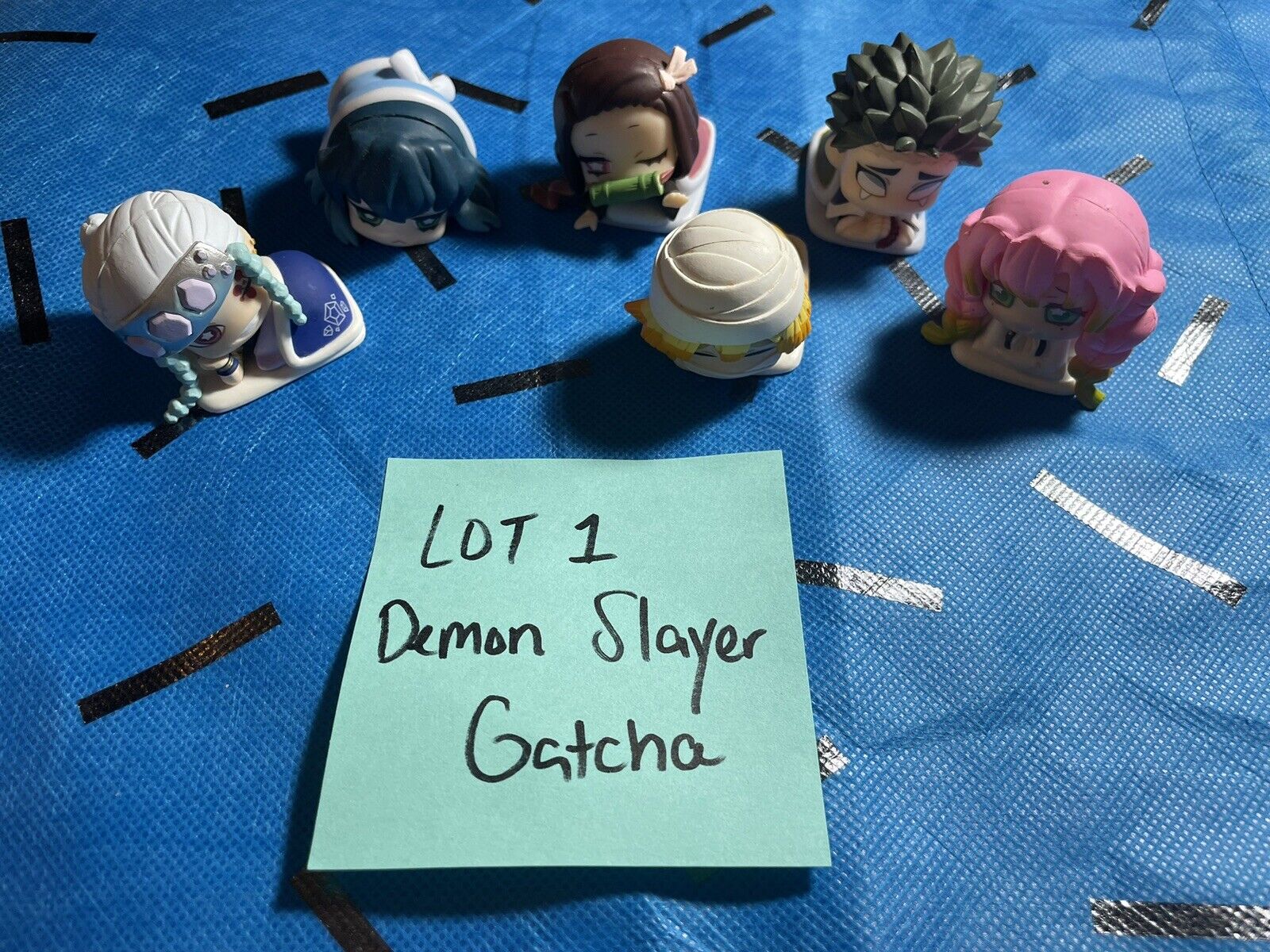 Lot of 6 Demon Slayer, Kimetsu No Yaiba, Gatcha Figures, Japan Import, US Seller
