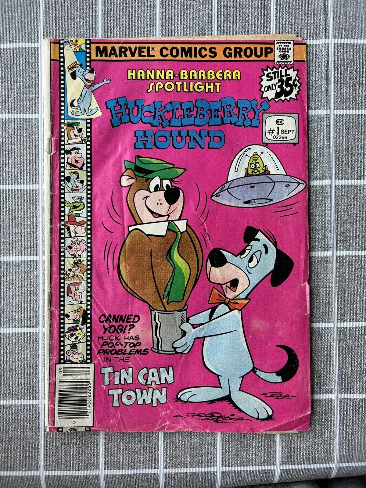 Hanna Barbera Spotlight Huckleberry Hound #1 Fine Vintage 1978