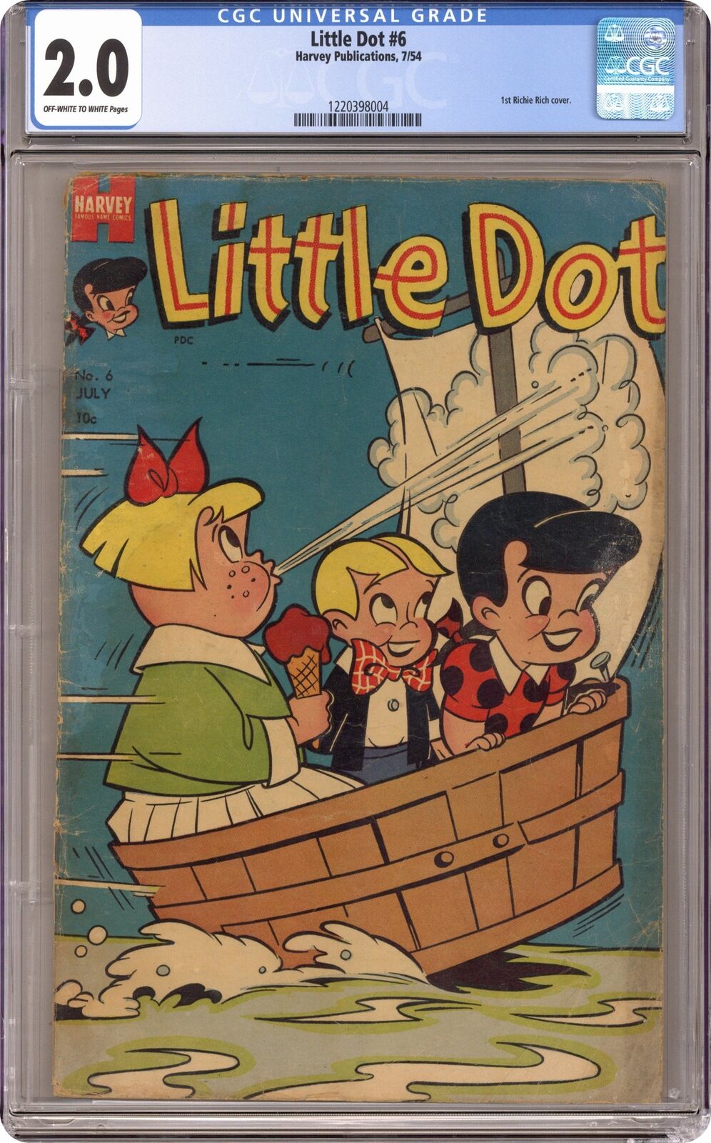 Little Dot #6 CGC 2.0 1954 1220398004