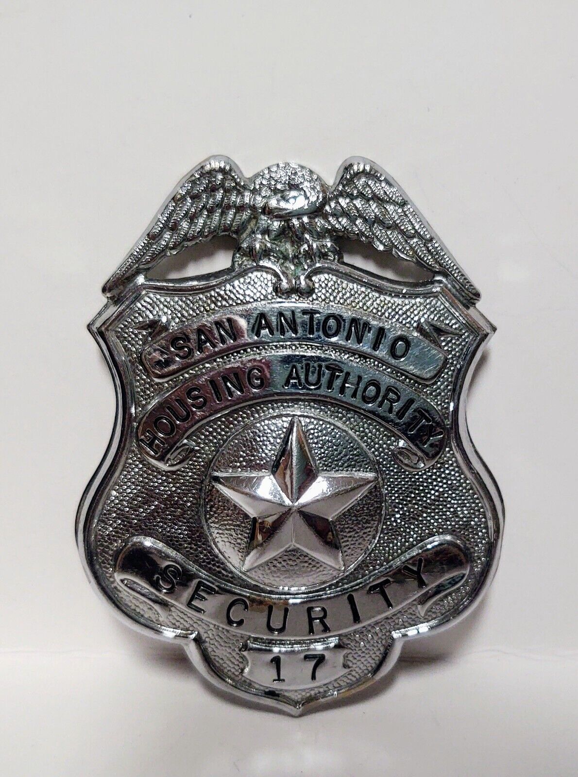 Obsolete Vintage  San Antonio Texas housing Authority Security Badge