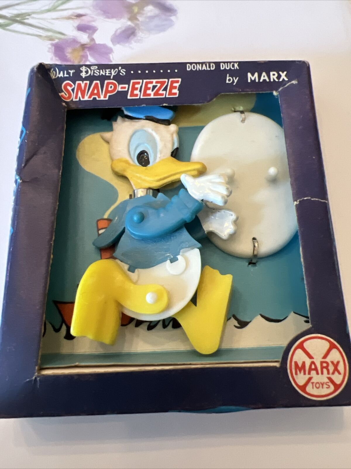 1960'’s Walt Disney Marx toys Snap-eeze DONALD DUCK