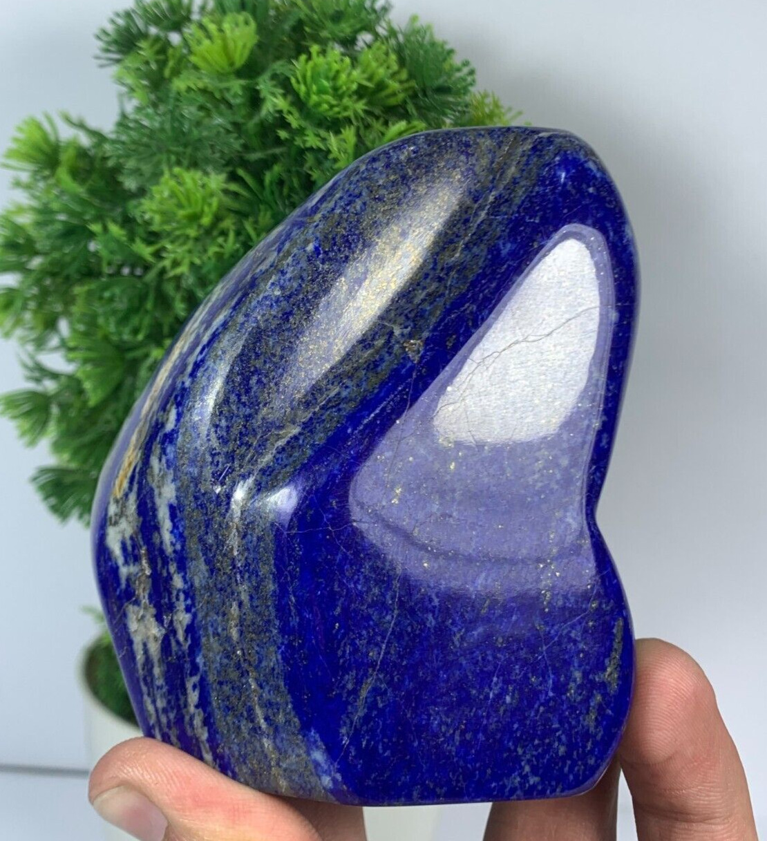 587Gram Lapis Lazuli Freeform Rough AAA+ Tumbled Rough Polished From Afghanistan