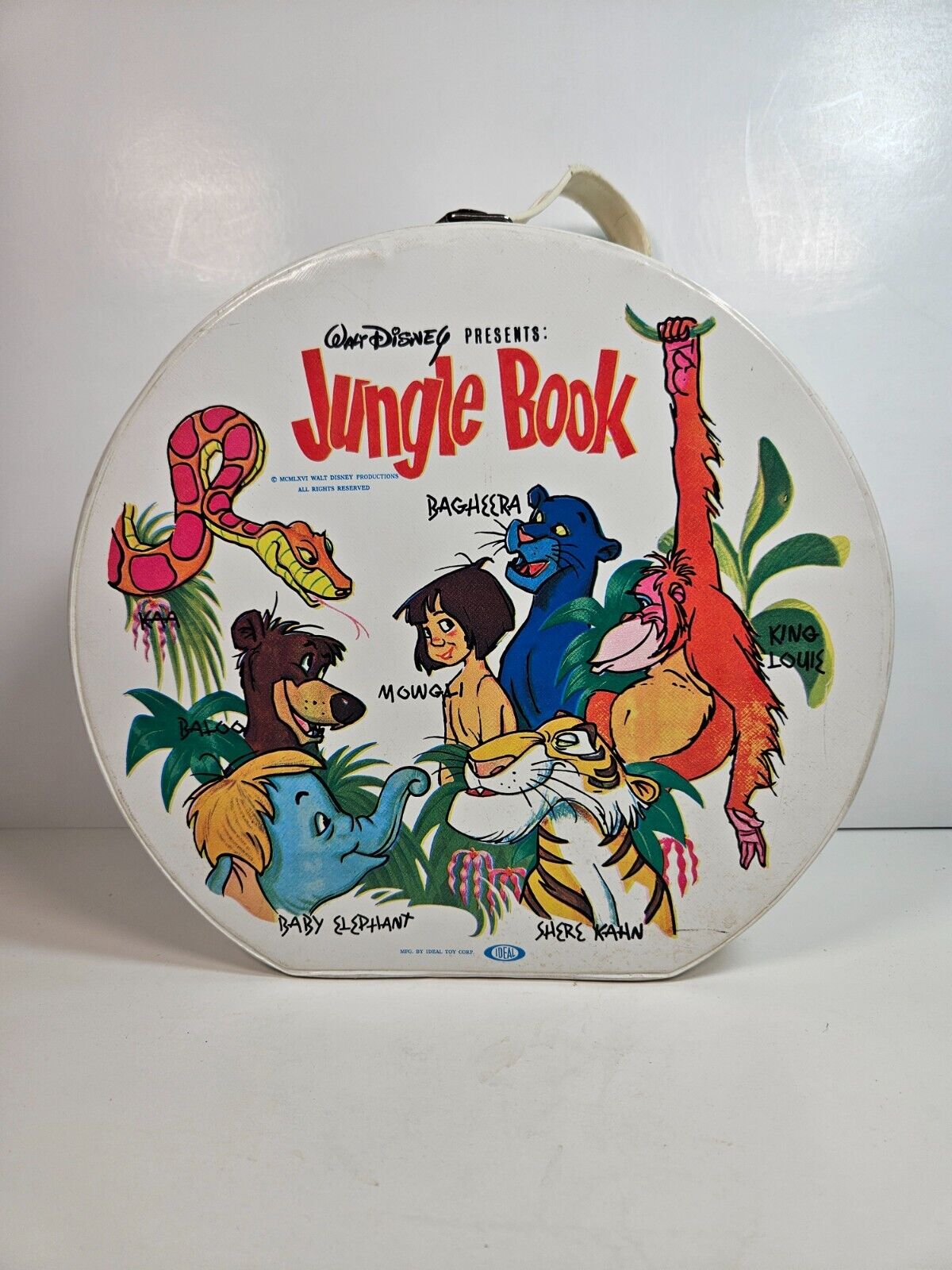 Vintage RARE-  Disney -  IDEAL Toy Company - The Jungle Book - Case  - 1966