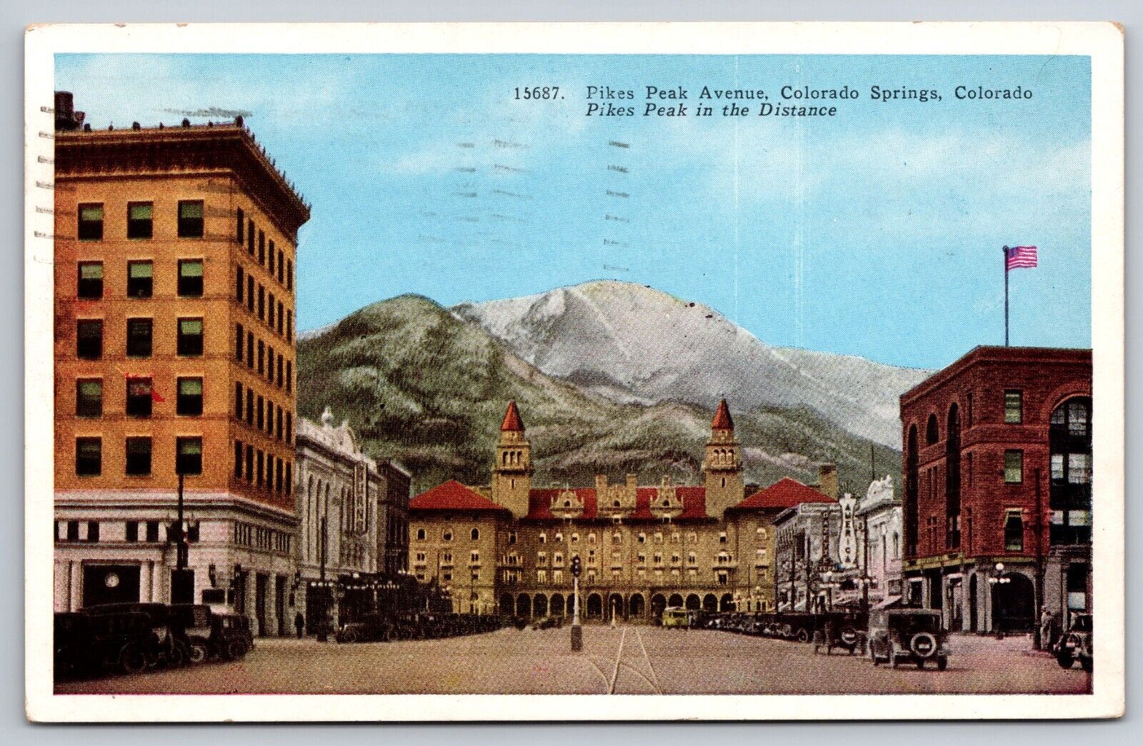 Postcard - Vintage Colorado Springs Colorado Postcard Pikes Peak 1939