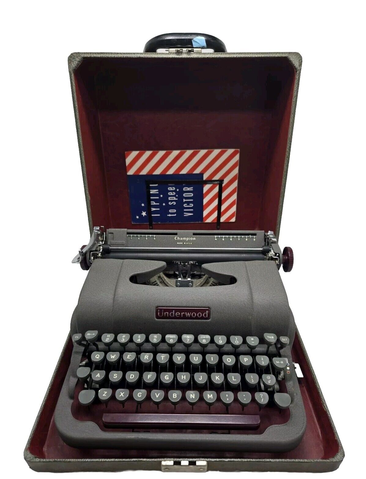 Underwood Typewriter (1950s) Champion model