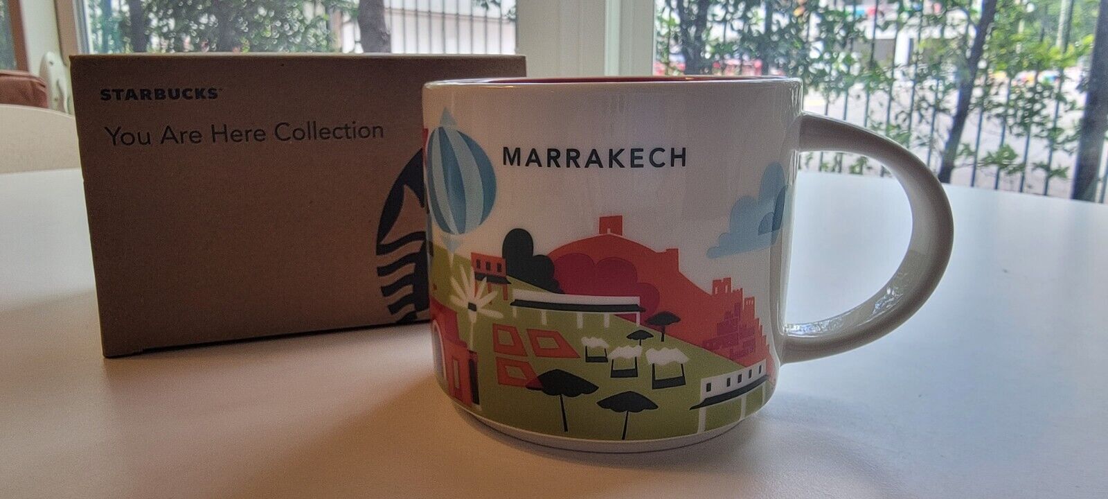 Starbucks MARRAKECH Morocco - You Are Here Collection - Coffee Mug Cup 14oz RARE