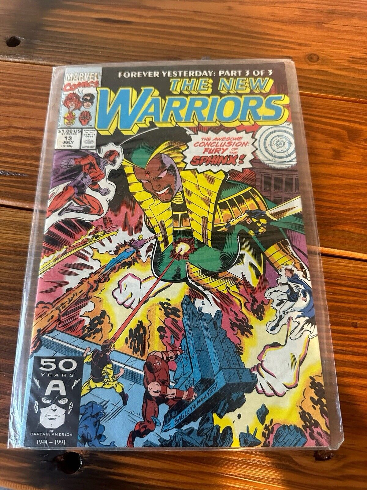 The New Warriors Vol 1 #13 - Forever Yesterday Part 3 of 3 - July 1991