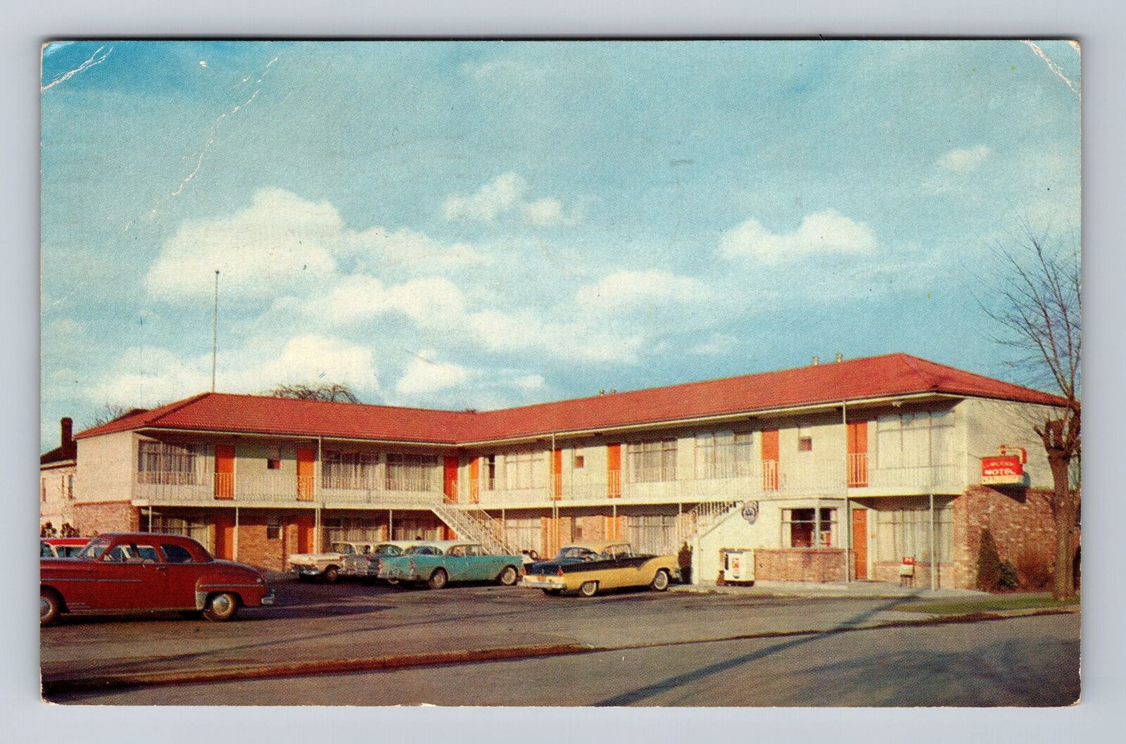 Seattle WA-Washington, La Hacienda Motel, Advertising Vintage c1958 Postcard