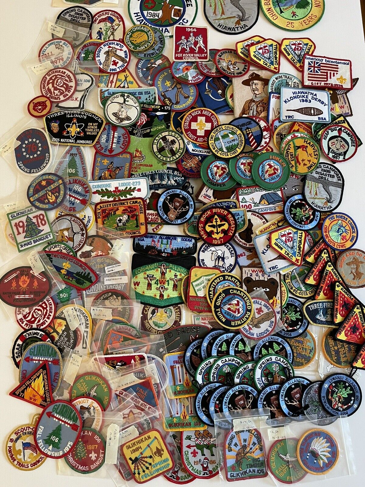 175+ BSA Boy Scouts Patches Many Decades Order Of The Arrow, Camporee, More 