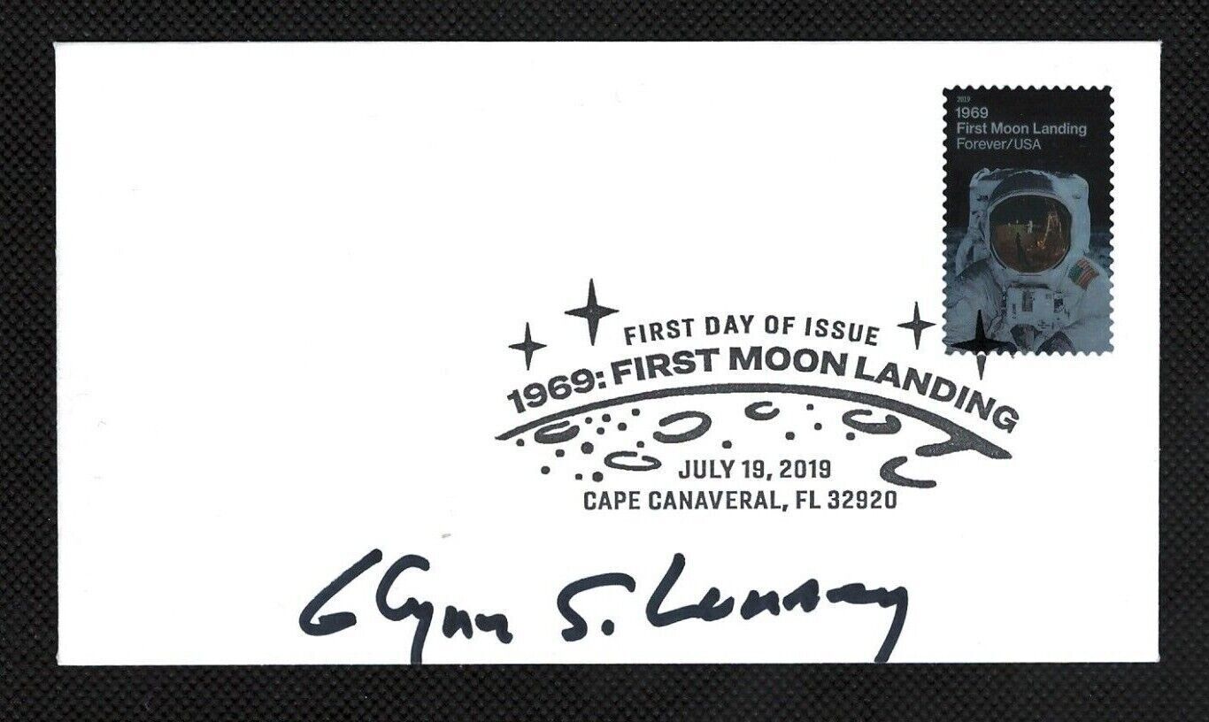Glynn Lunney Authentic Autographed Signed NASA 2019 USPS First Moon Landing FDC