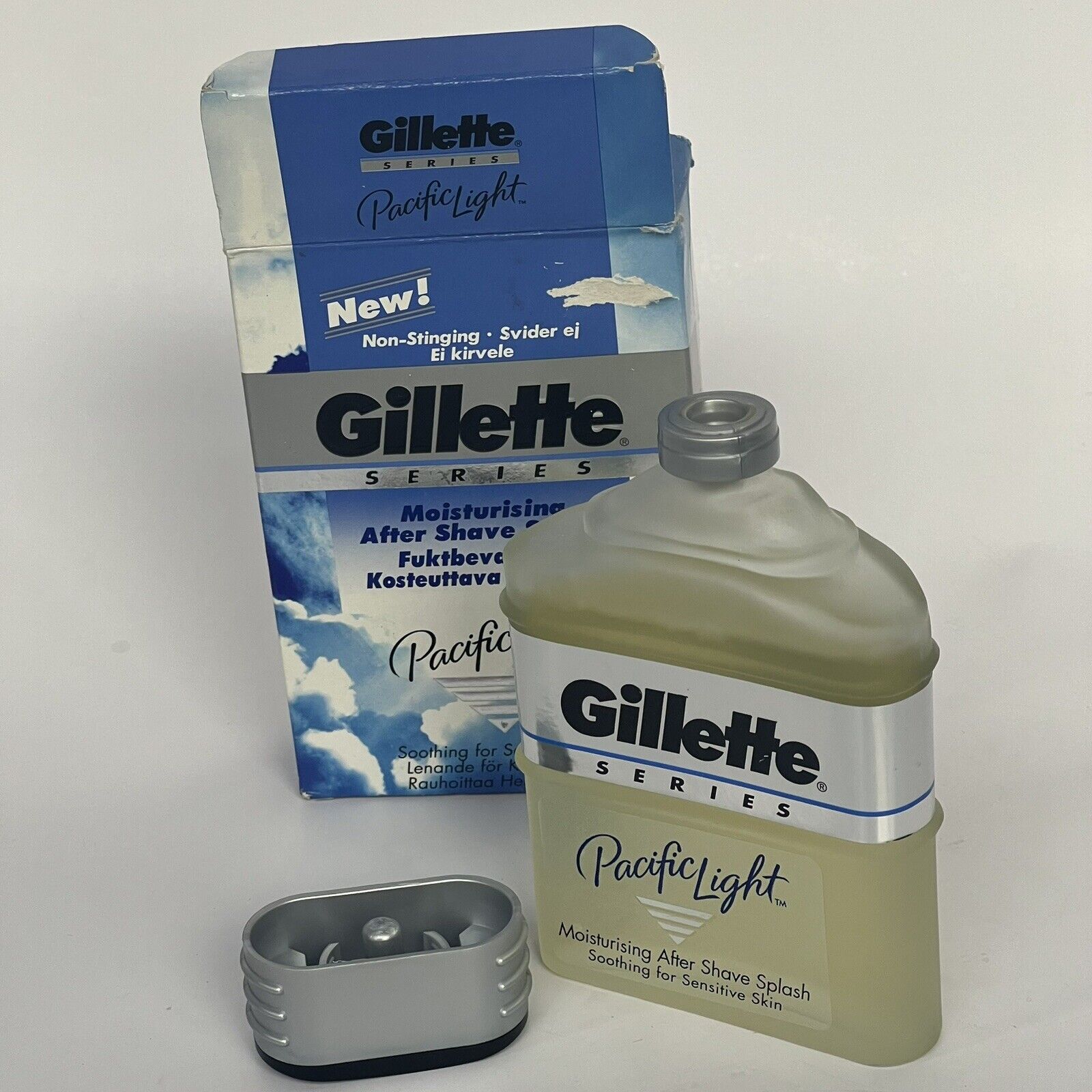 Vintage 1995 Gillette Series Pacific Light After Shave Splash 100ml RARE USA