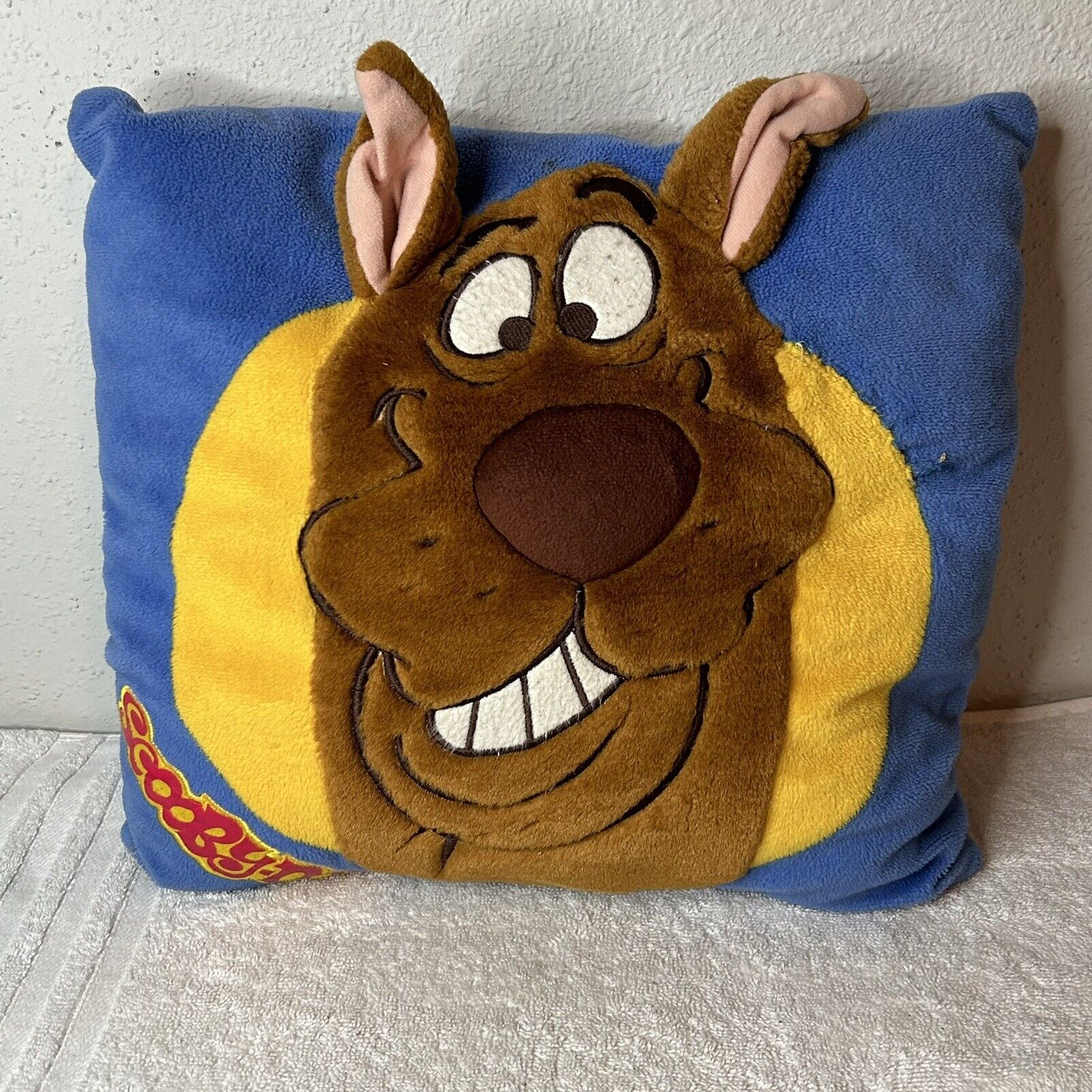 Vtg 2001 Scooby Doo Plush 3D  Pillow Cartoon Network 13