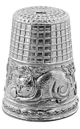 CAT THIMBLE STERLING SILVER 925 HALLMARKED NEW FROM ARI D NORMAN
