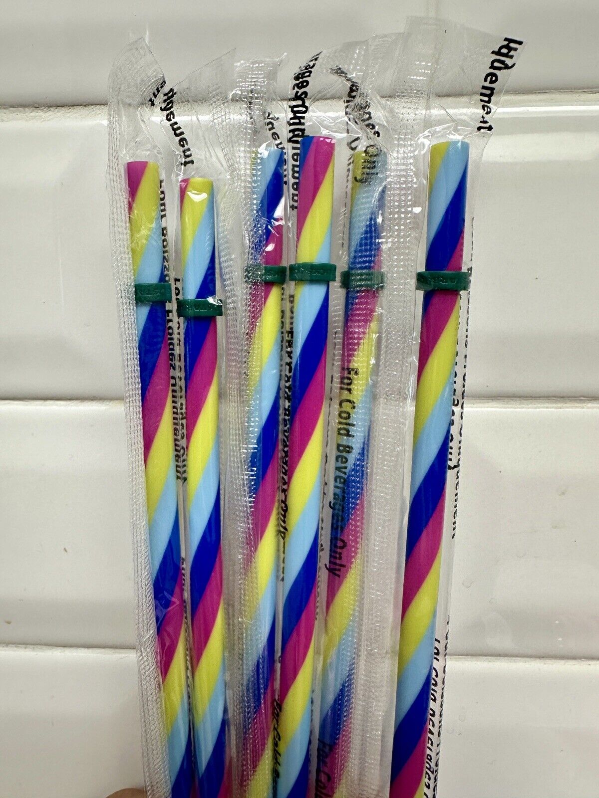 Starbucks Rainbow Reusable Straw For Cold Beverages 2024 New Limited Edition 