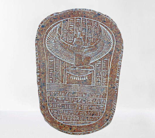 Rare Antique Ancient Egyptian Winged Isis Stela Pharaonic Stella