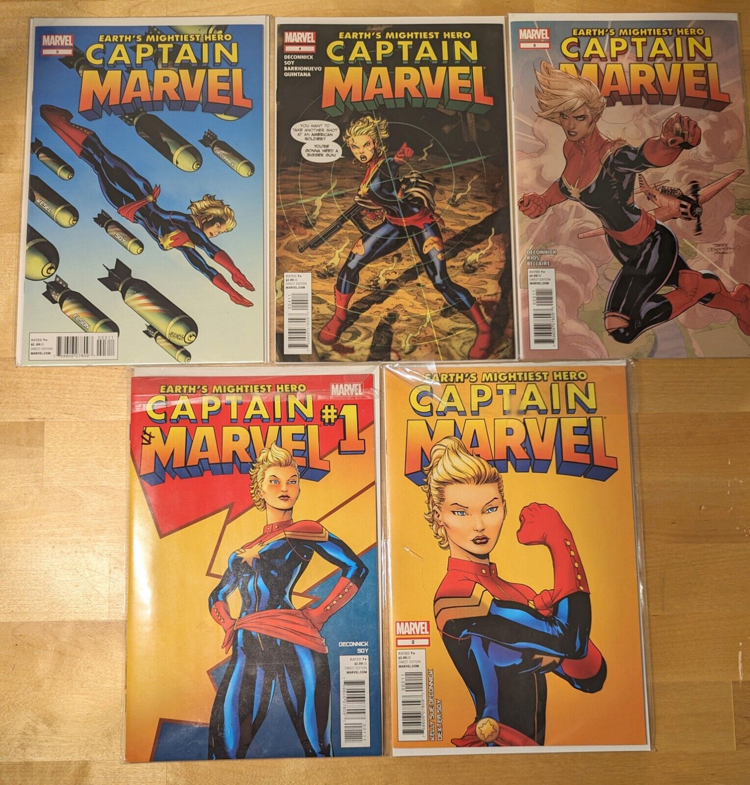 Captain Marvel: Earth\'s Mightiest Hero Set. Issue # 1 - 6