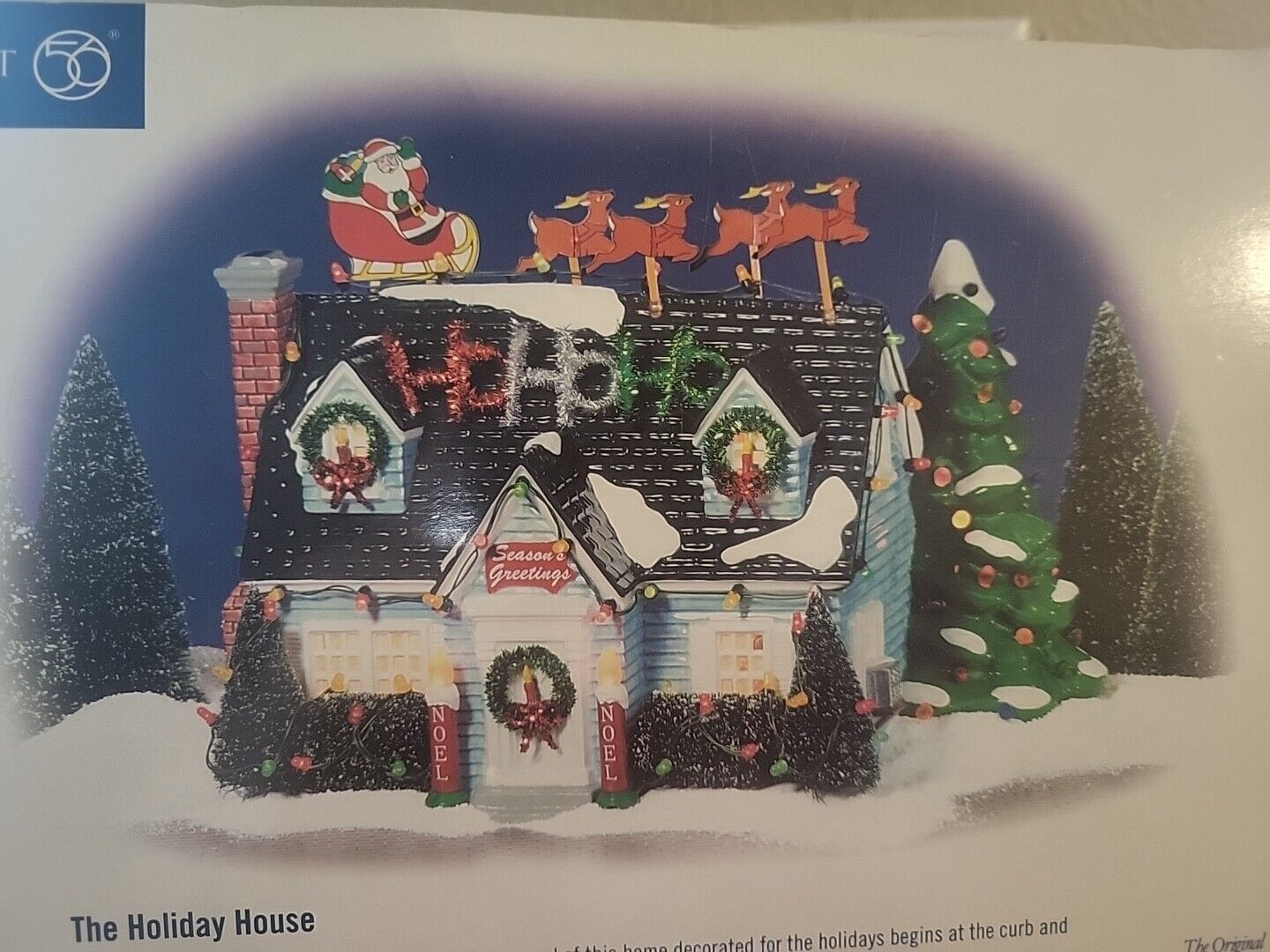 Dept 56 Christmas Snow Village ‘The Holiday House’ In Box