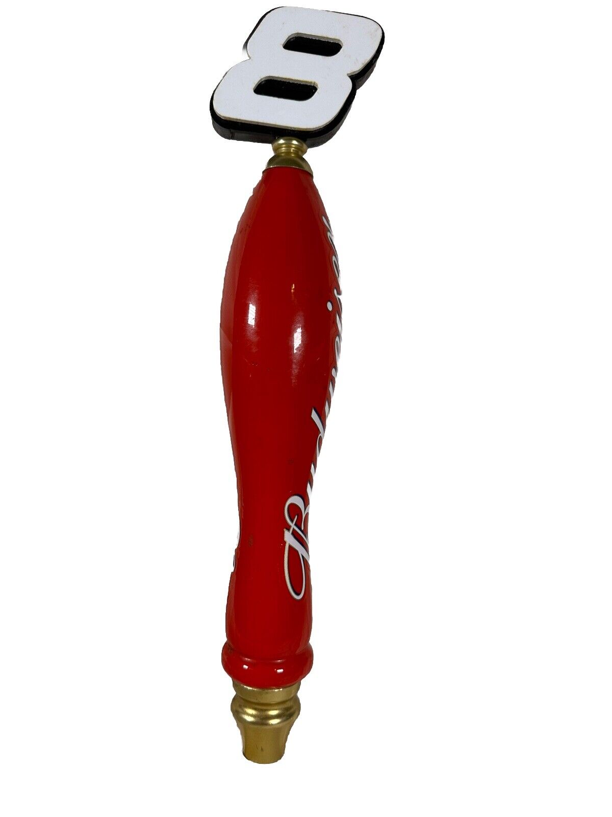 Dale Earnhardt Jr #8 red Budweiser beer tap handle RARE