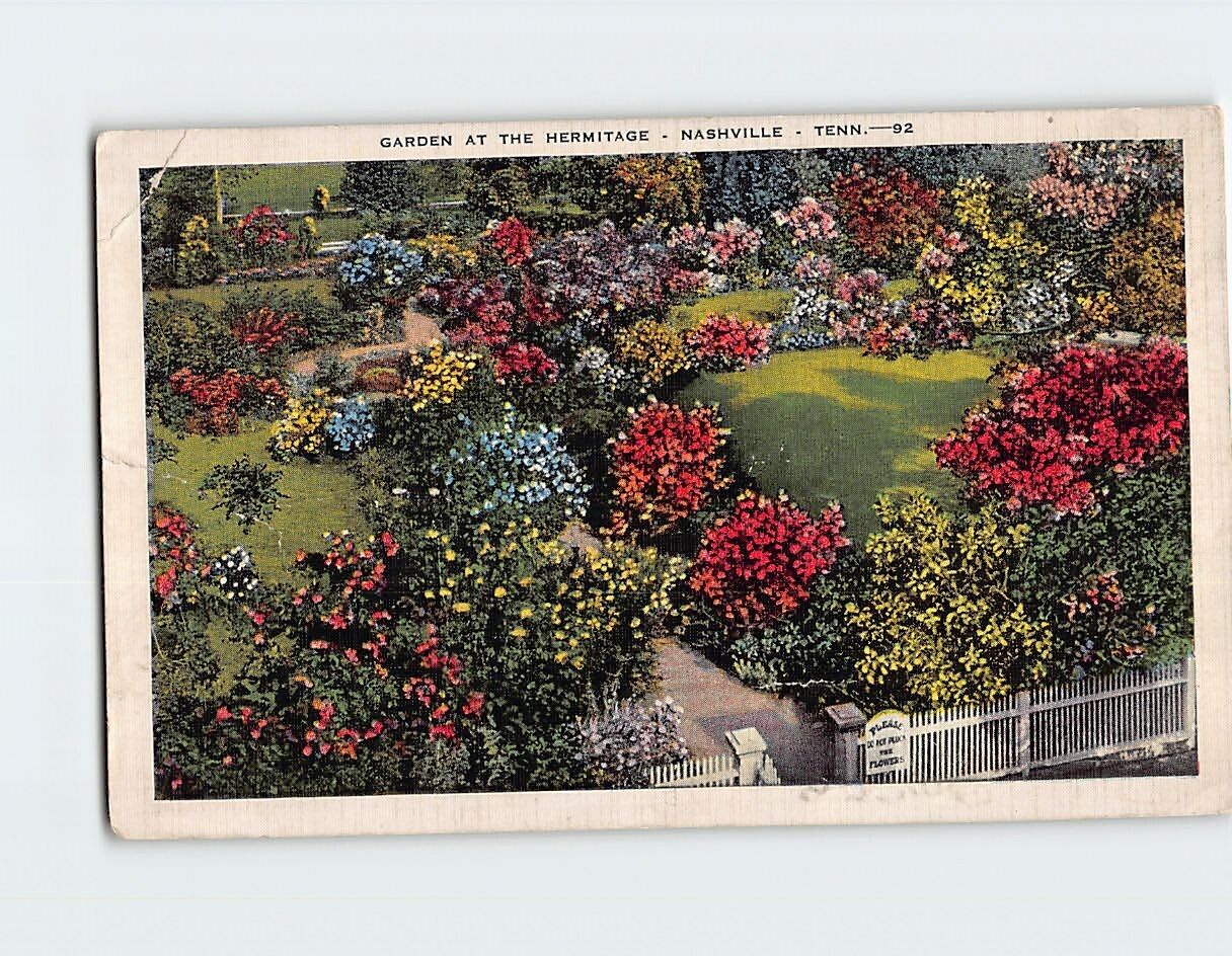 Postcard Garden at the Hermitage Nashville Tennessee USA