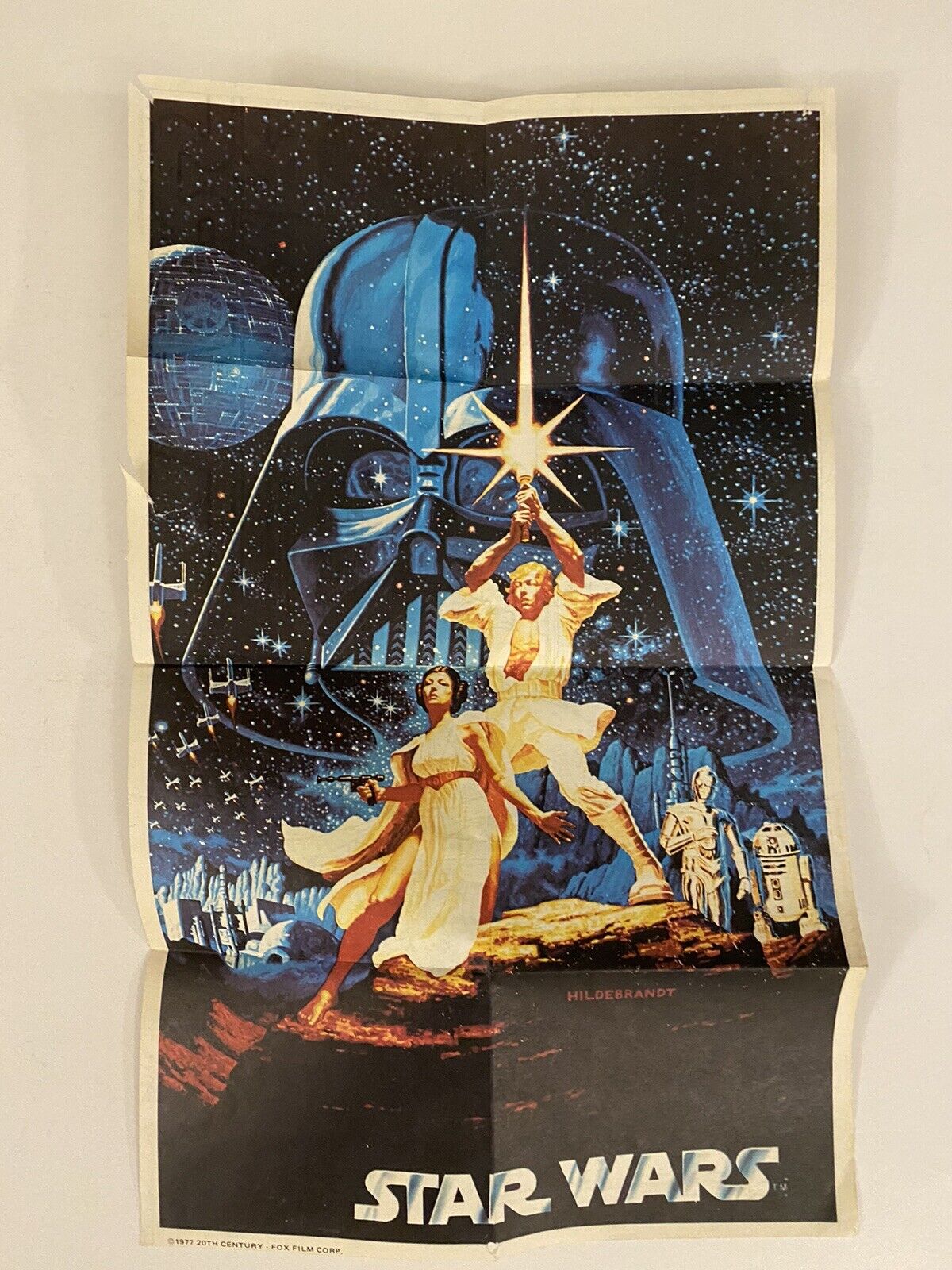 1978 Pro/Mark General Mills Cheerios Star Wars Mini Poster Hildebrandt Art EX-MT
