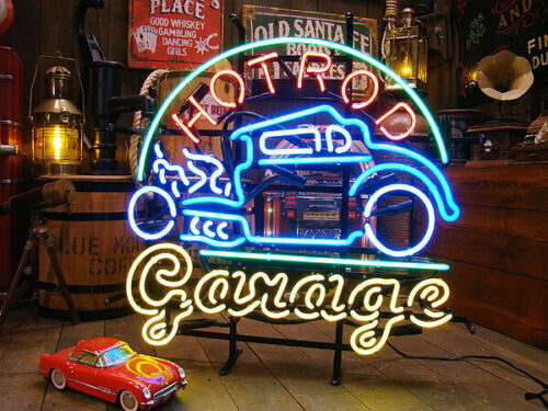 New Hot Rod Garage Car Neon Light Sign 24