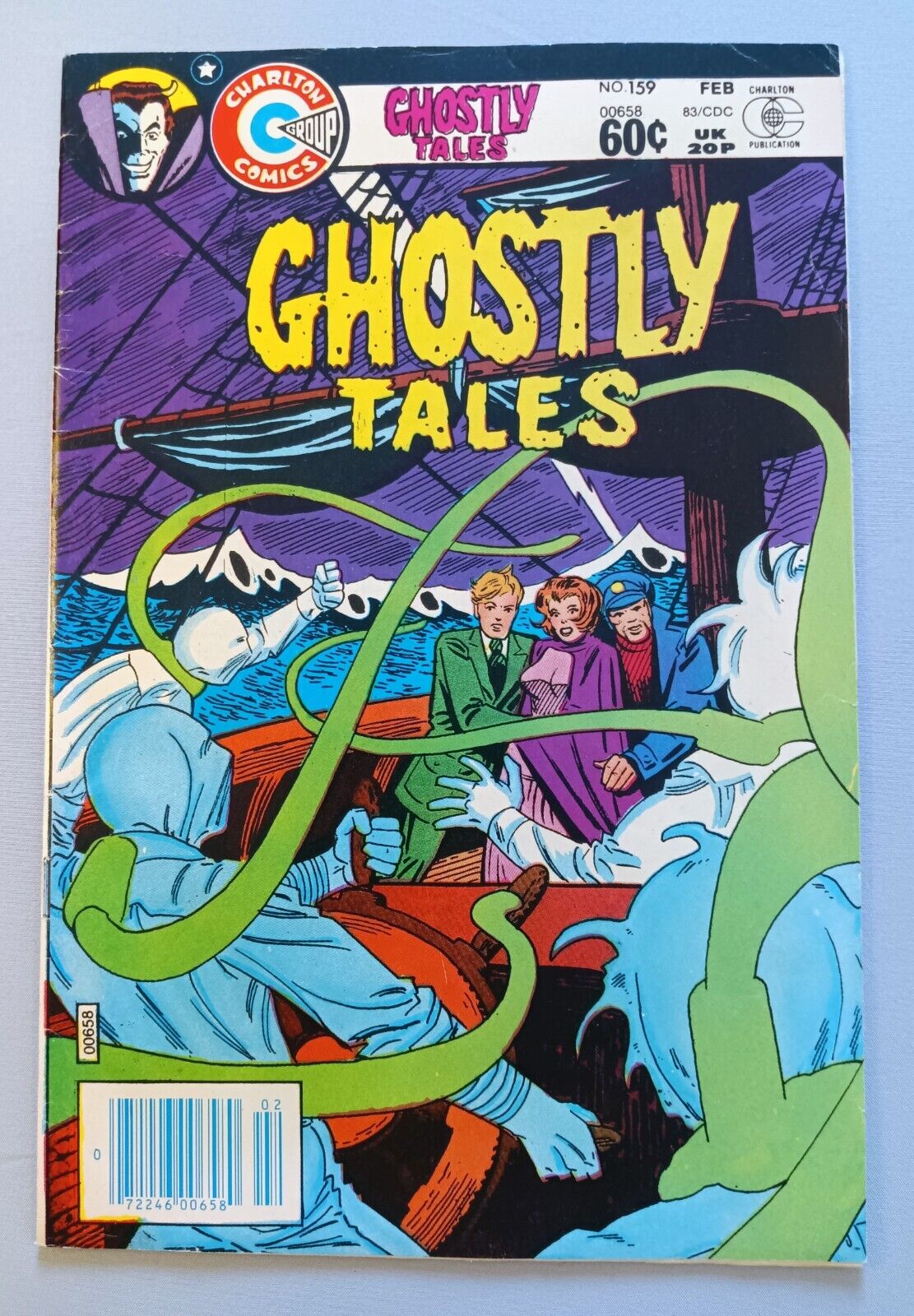 GHOSTLY TALES #159, CHARLTON COMICS, BRONZE AGE, VG-FN, 1983