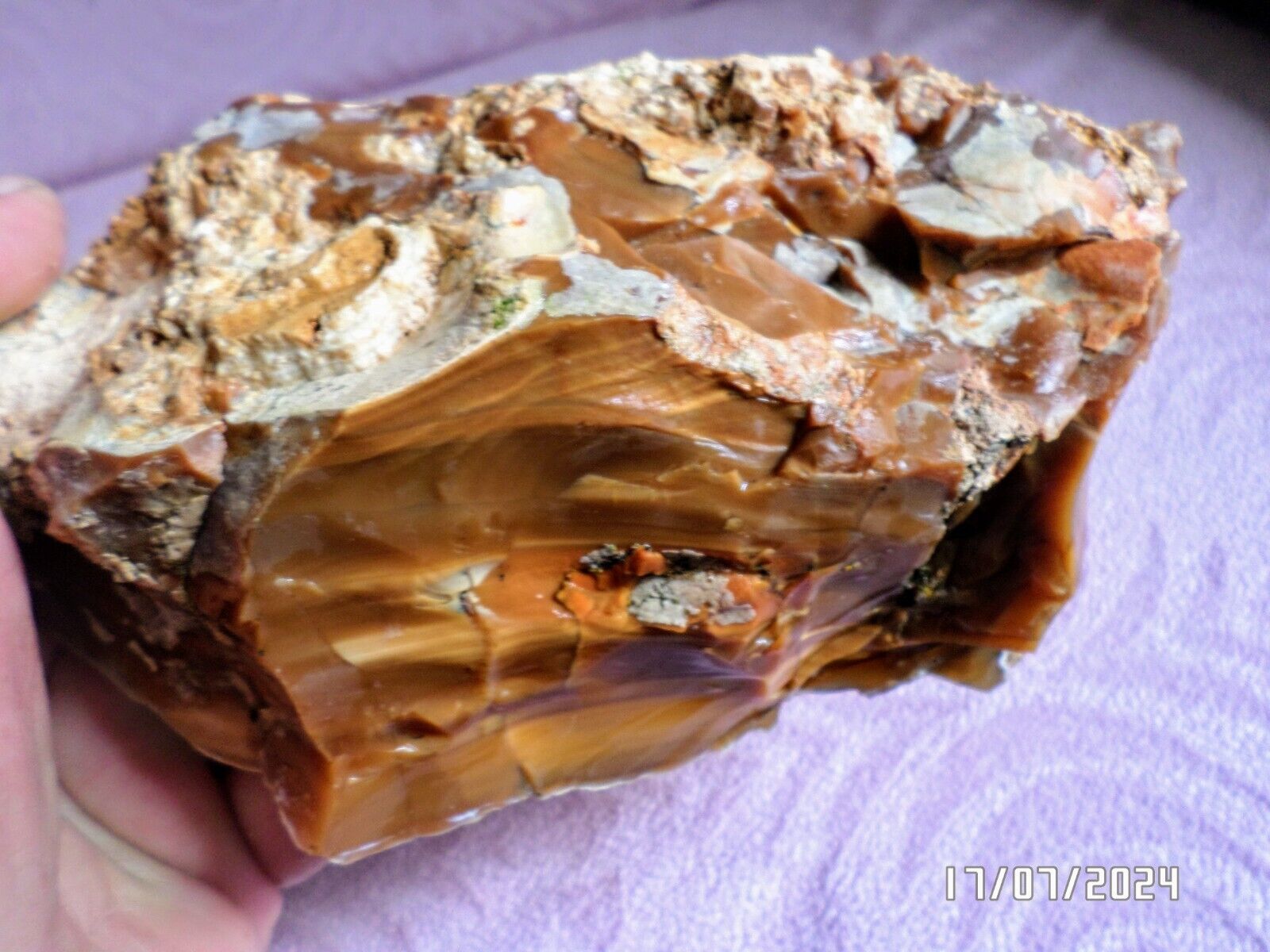 Caramel Opal big large rough