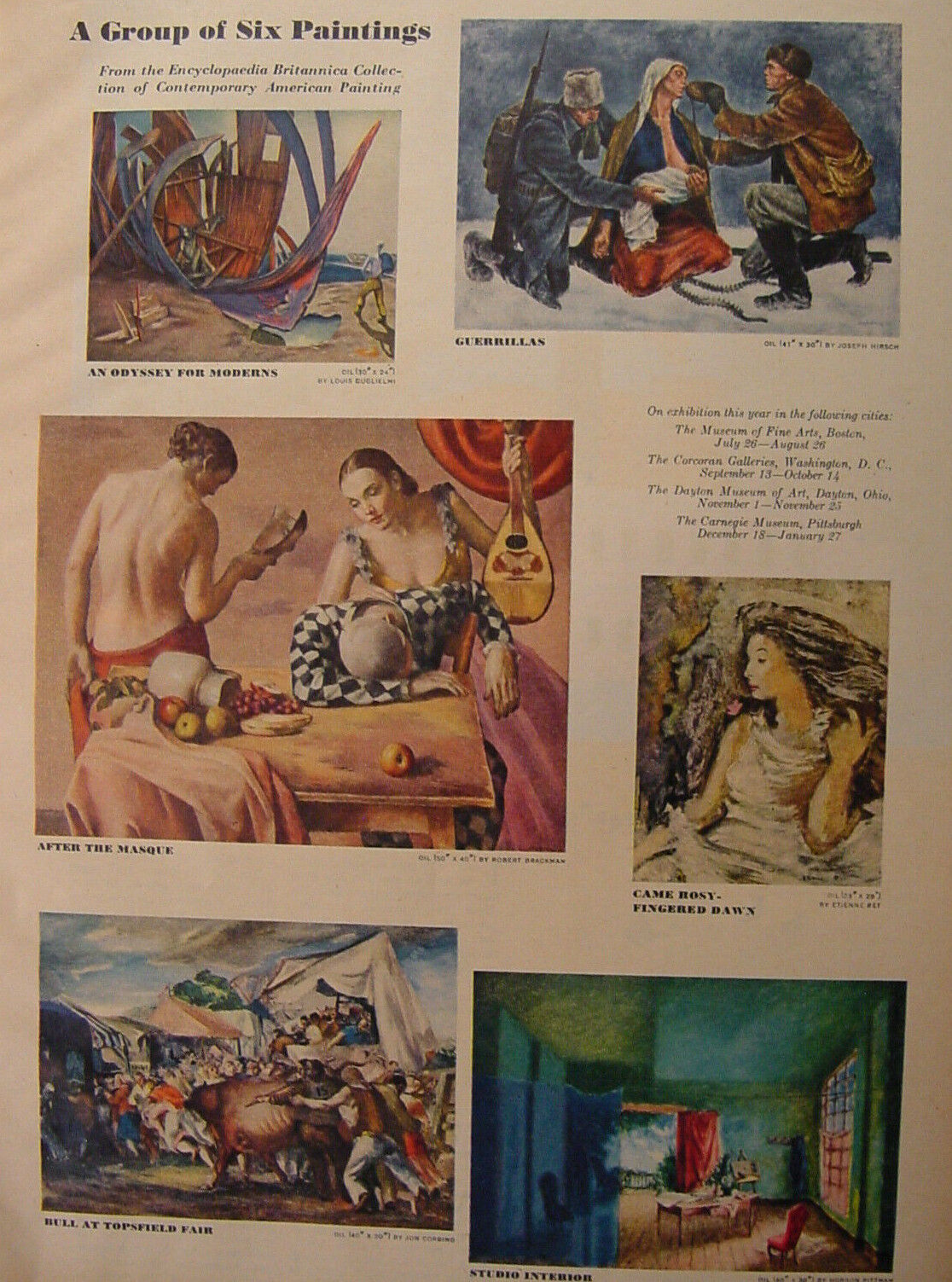 1945 Original Esquire Art WWII Era Britannica Art Collection Article 