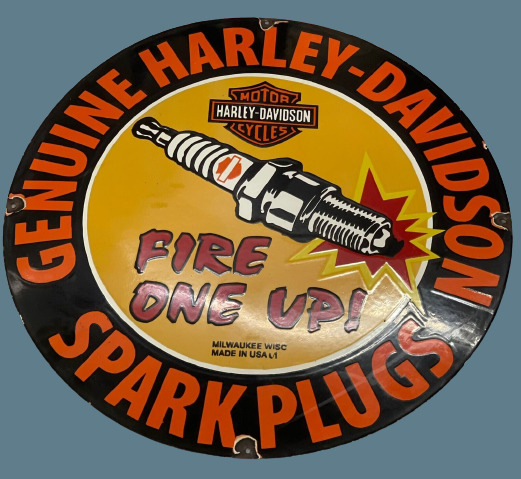 Porcelain Harley Davidson Enamel Metal Sign Size 30\