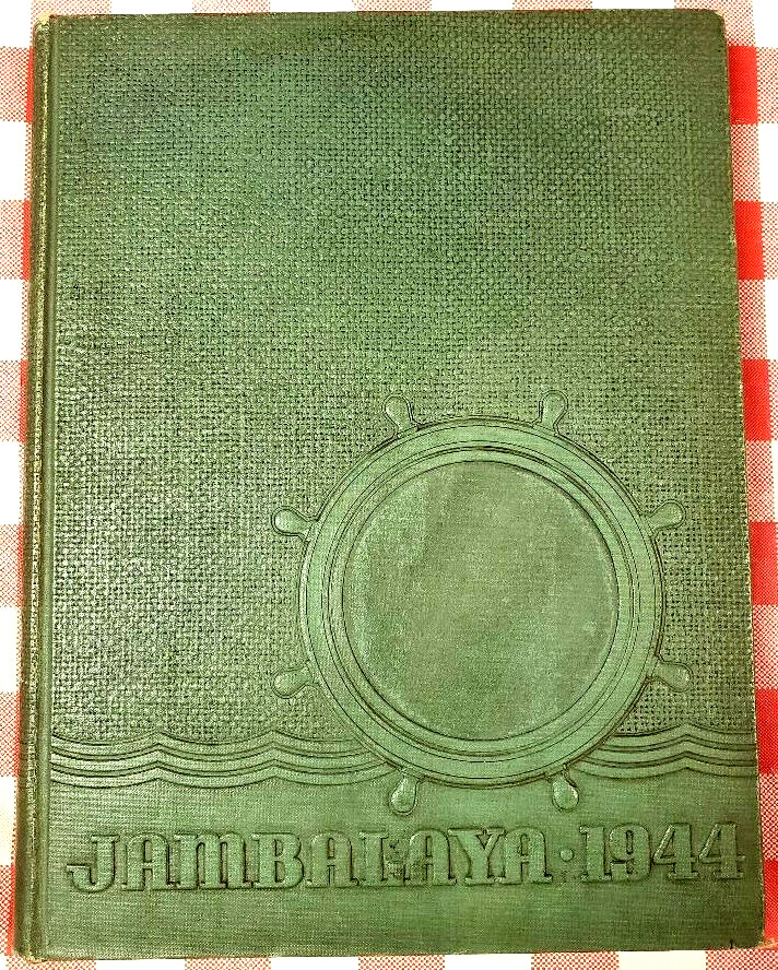 1944 TULANE UNIVERSITY Newcomb Yearbook Jambalaya New Orleans - World War 2 era 