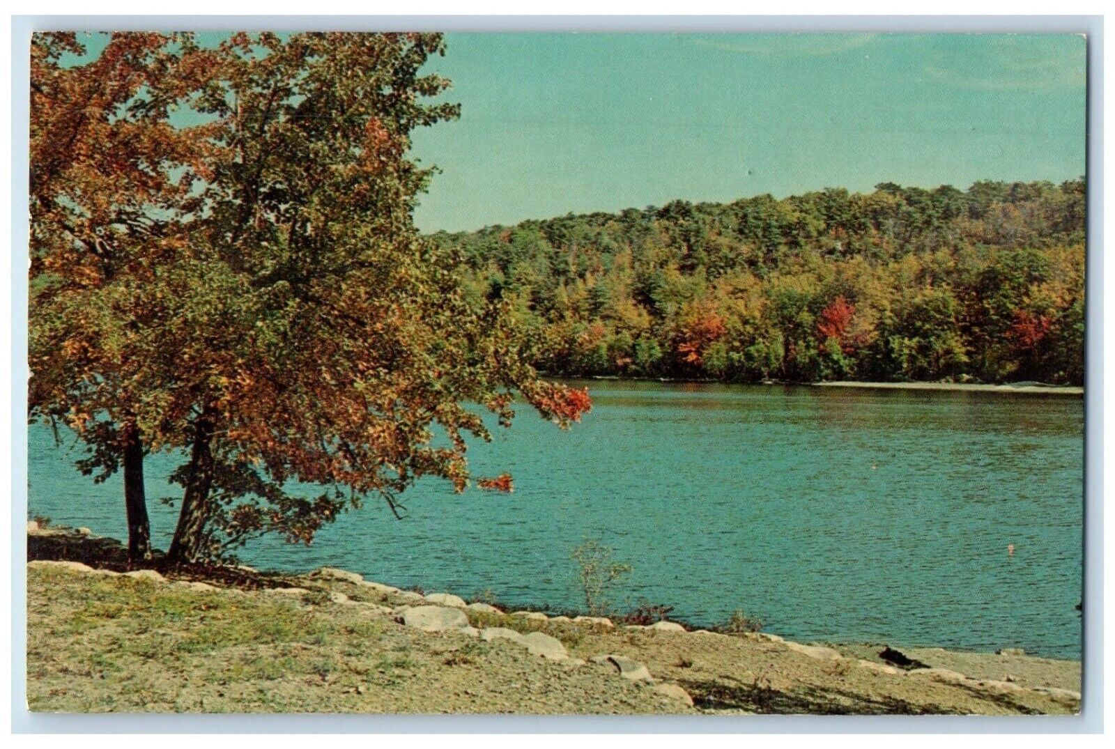 c1960\'s Greetings From Lake Mahopac New York NY, Lake View Vintage Postcard