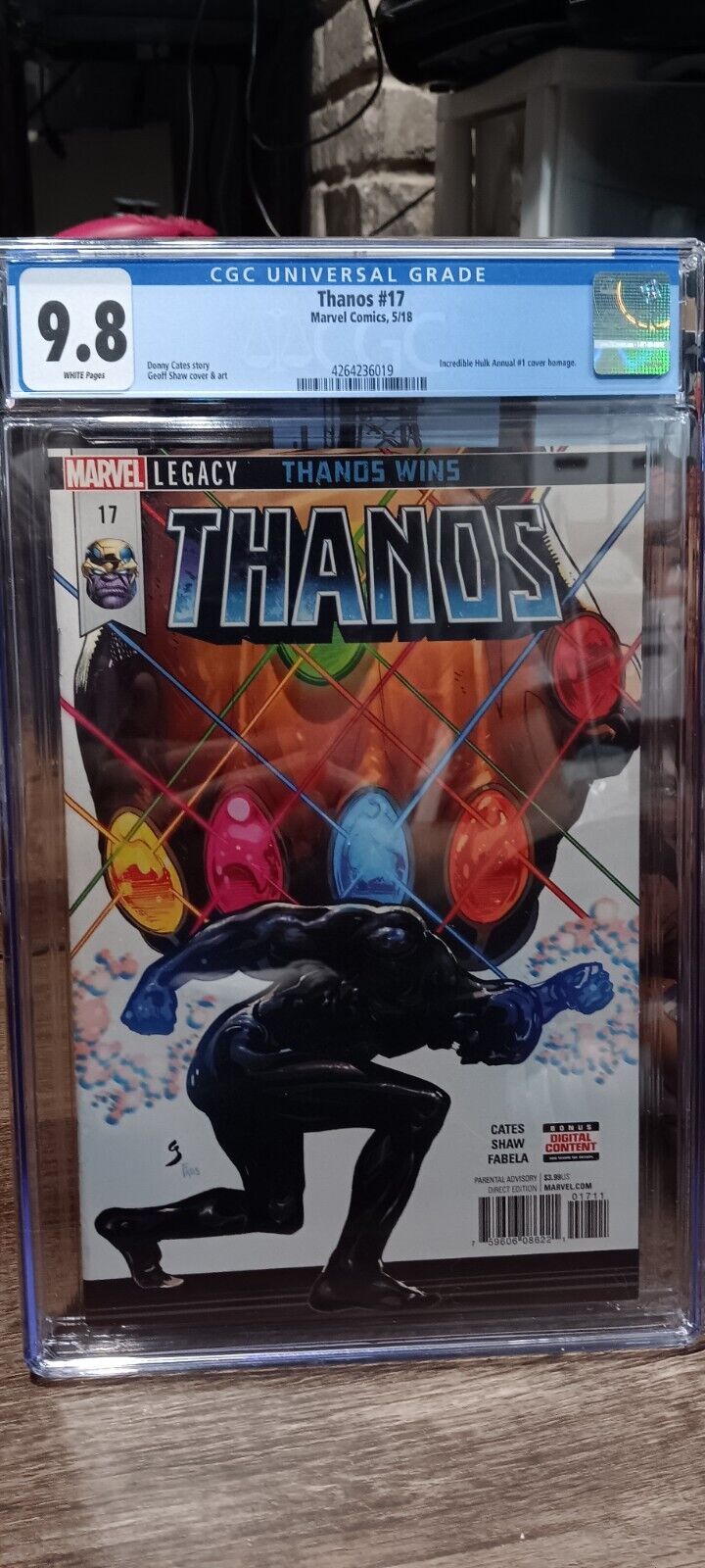 Thanos #17 CGC 9.8 Marvel Comics May 2018