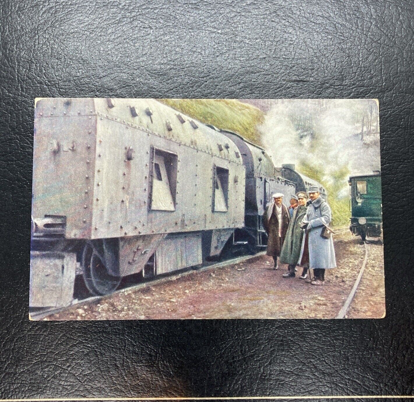 1914-15 Austrian Military WW1 AUSTRIA MILITARY POSTCARD Armored Train